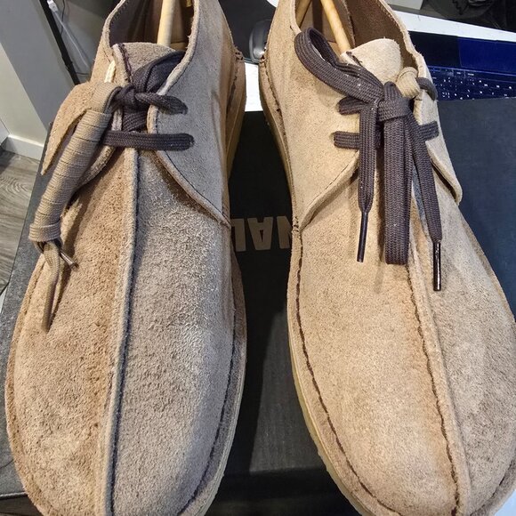 Clarks Originals Men's Desert Trek Wolf Suede 26180650 Boots Shoes Mens Size 10 - Picture 4 of 15